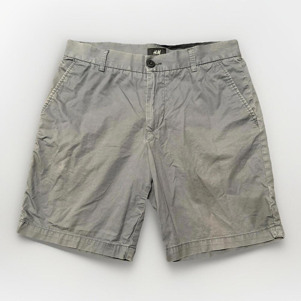 H&M Men’s Size 32 Chino Gray Shorts 30x7.5